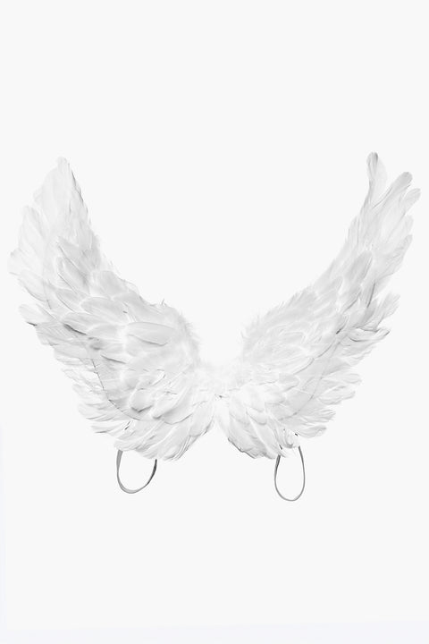 Angelic White Feather Wings