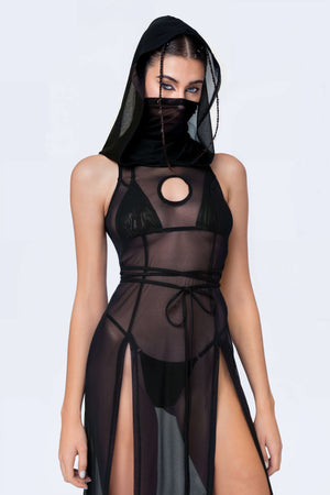 Sandstorm Hooded Dress