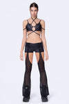 Entwined Top and Shorts with Chaps Set