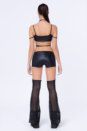 Entwined Top and Shorts with Chaps Set