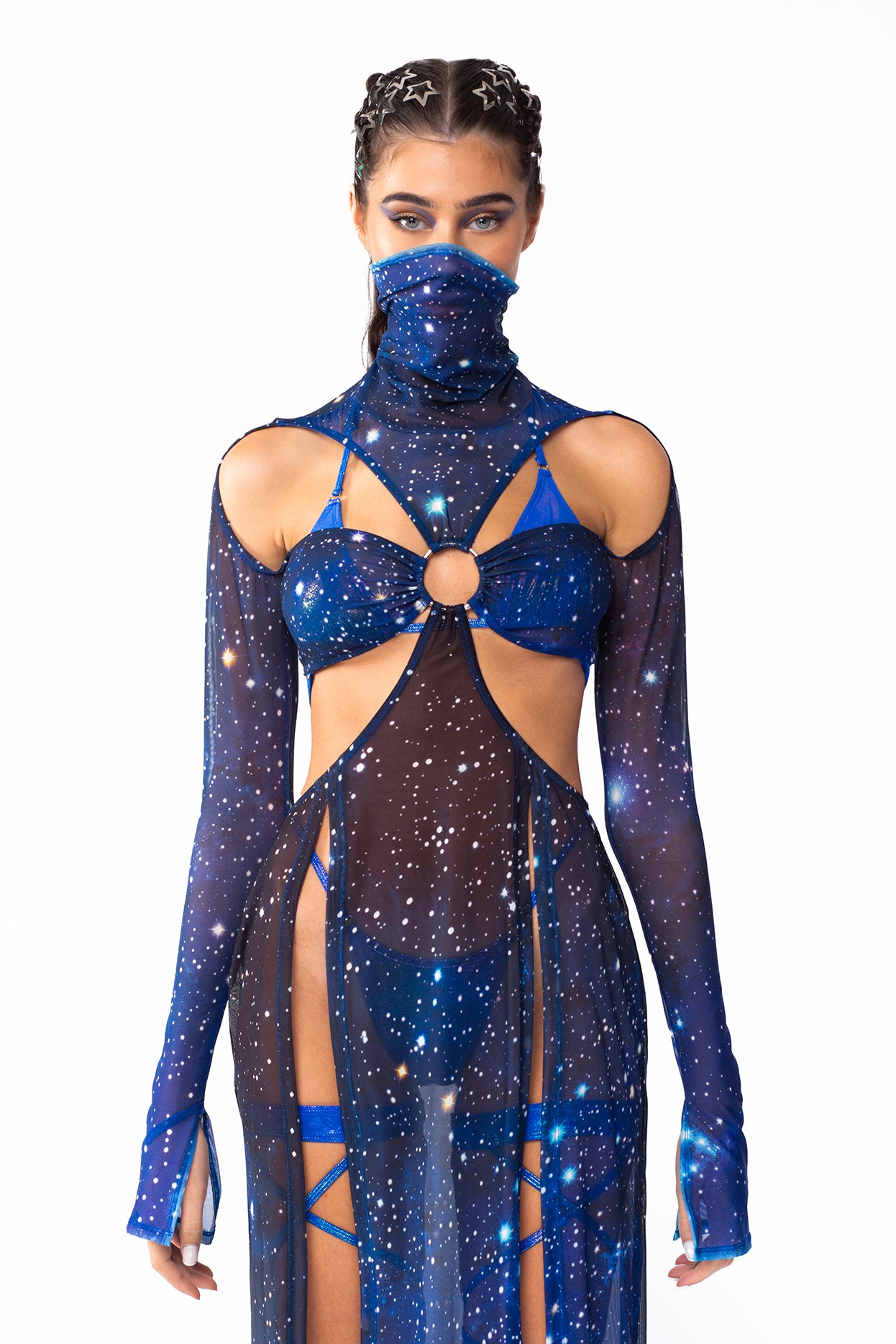 BADINKA-halloween-costume-for-women-o-ring-high-slit-dress-mesh-blue-celestial-galaxy-dress-1