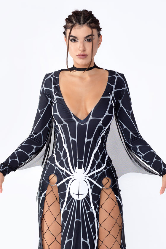 Mommy Long Legs High Slit Dress
