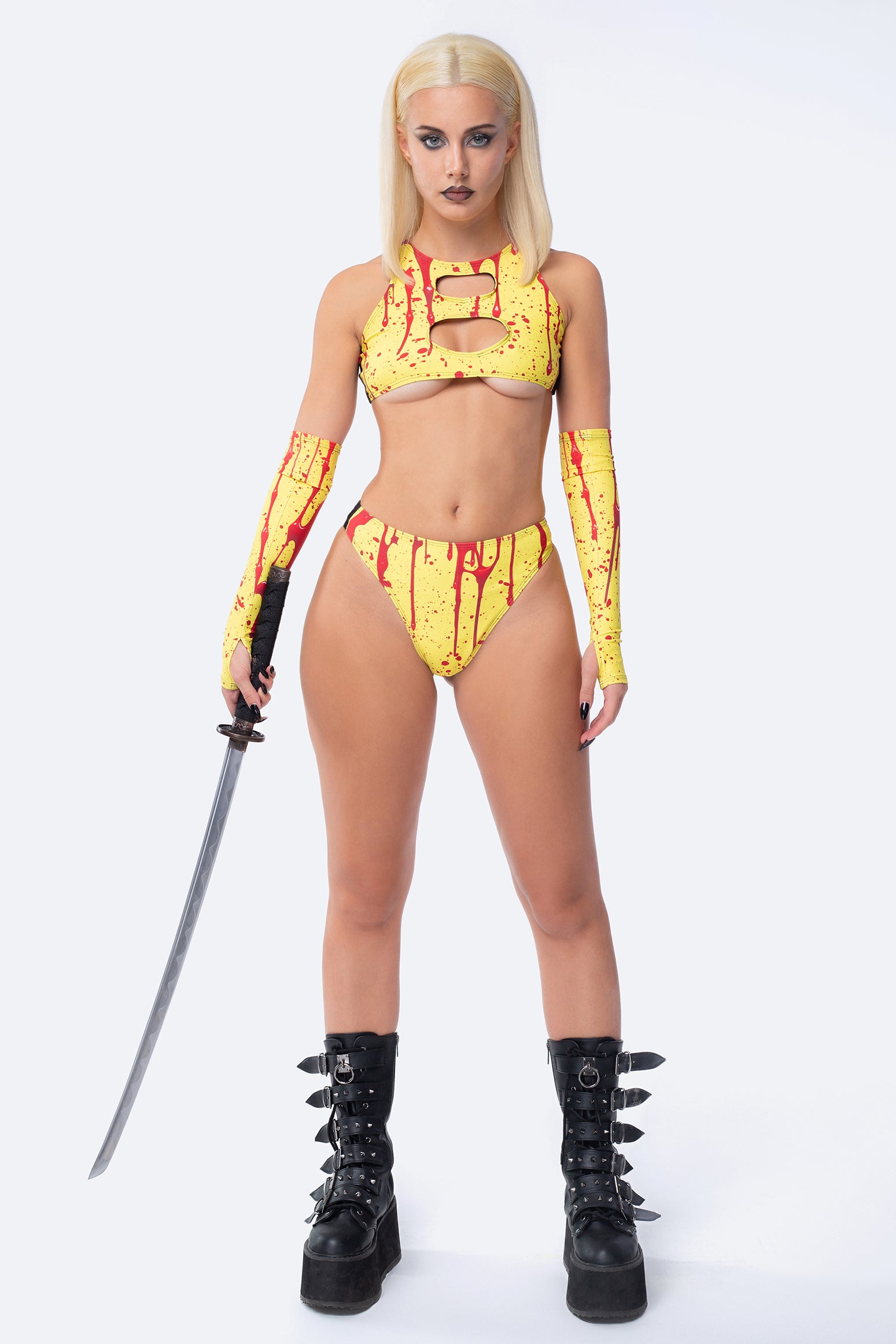 BADINKA halloween sublimated lycra kill bill 3