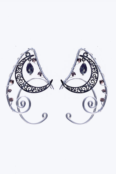 Dark Moon Ear Cuffs