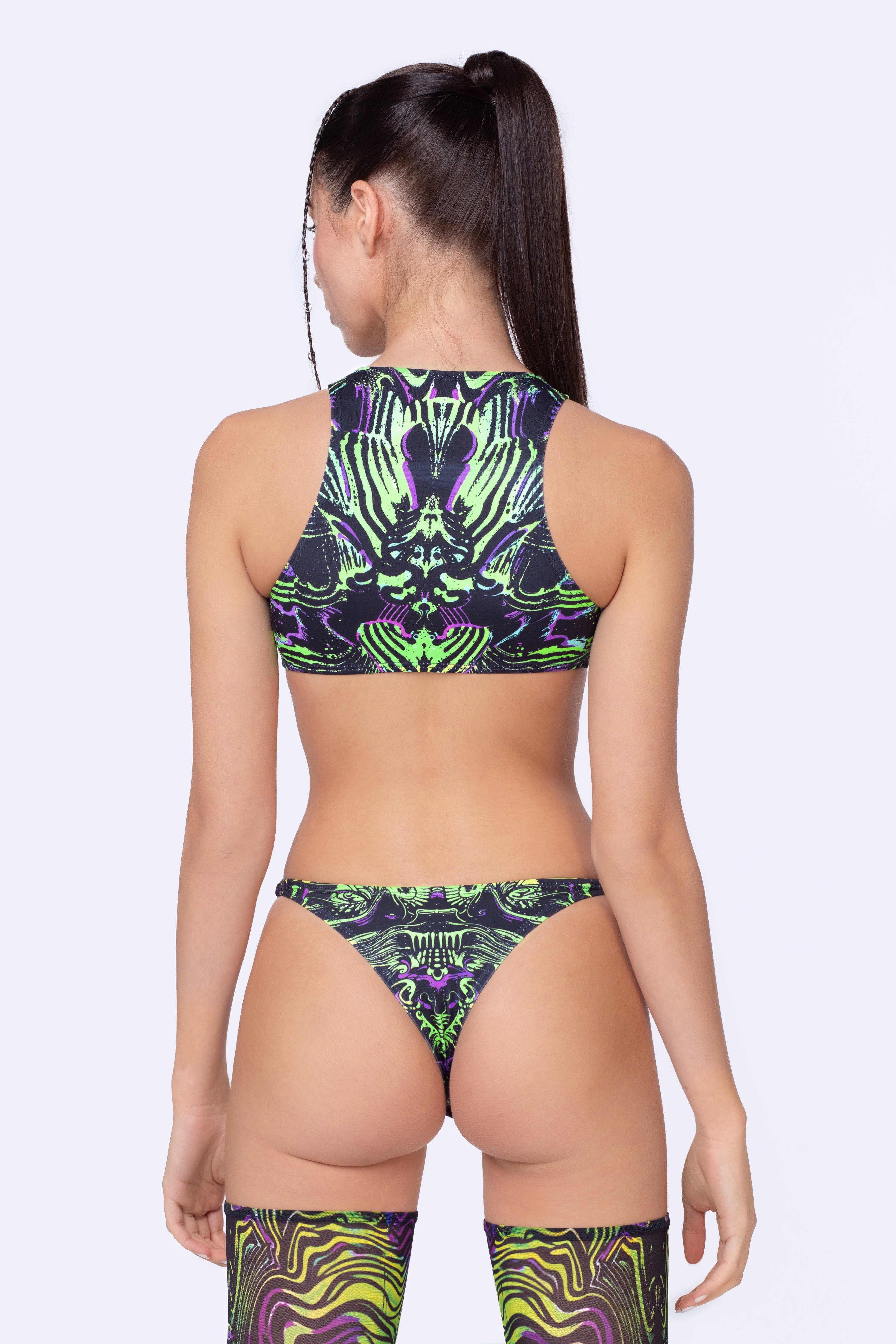 Controversy Panel Bodysuit - BADINKA