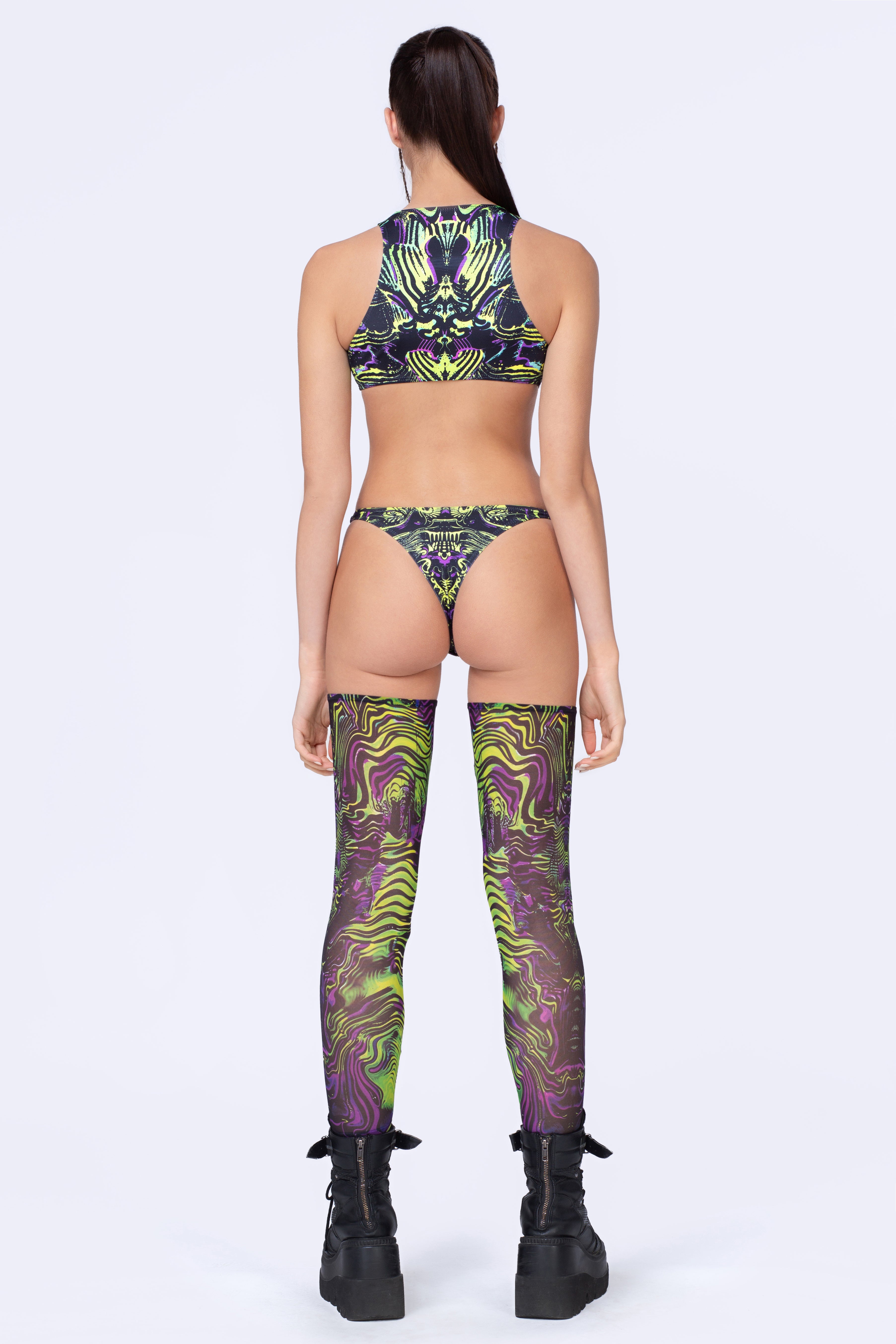 Controversy Panel Bodysuit - BADINKA