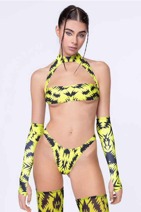 Juxtaposition Cutout Top