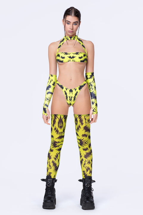 Juxtaposition Cutout Top