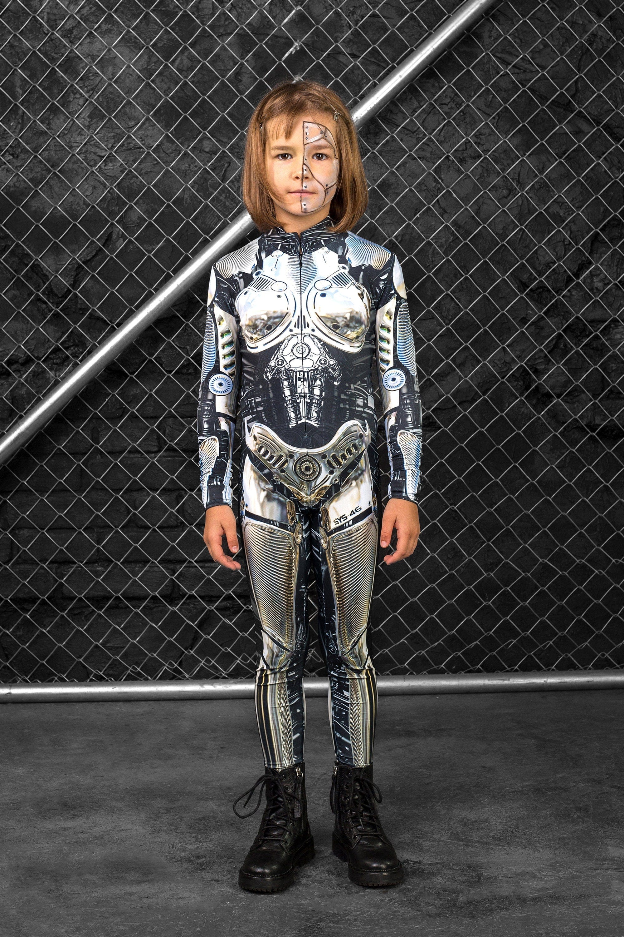 Girl's Warbot System 46 Costume