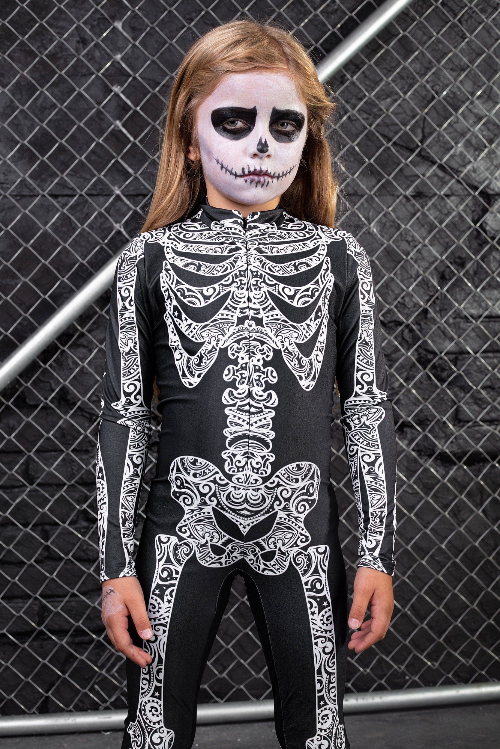 Girls Sugar Skeleton Costume