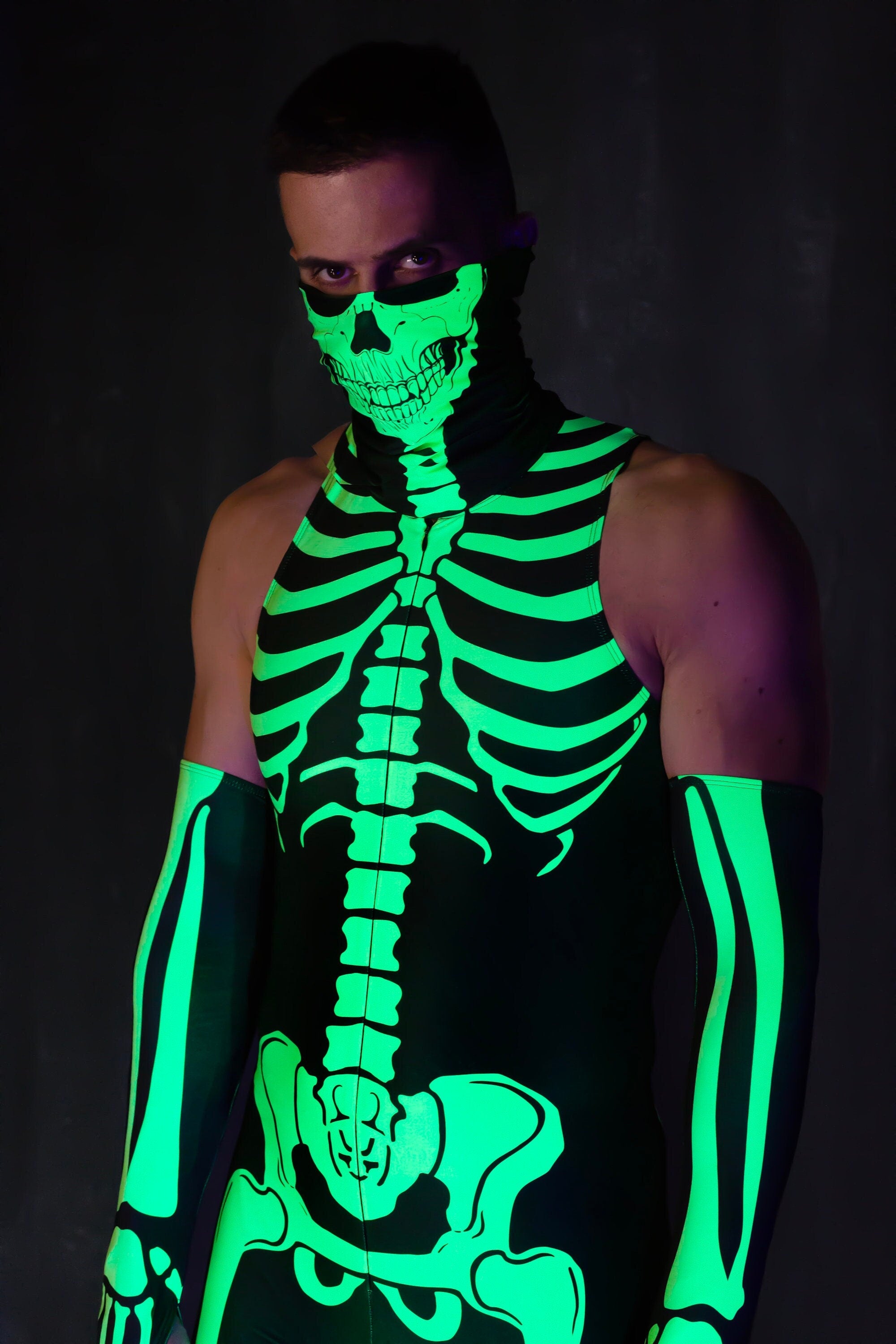 BADINKA Green Reaper Male Jumpsuit