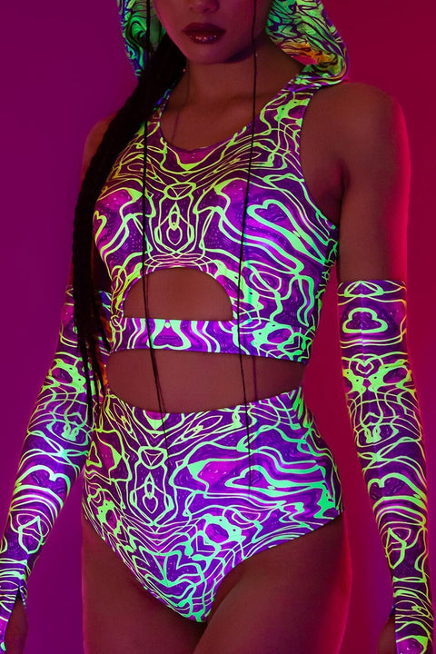 Neon Wavejumper Hooded Set