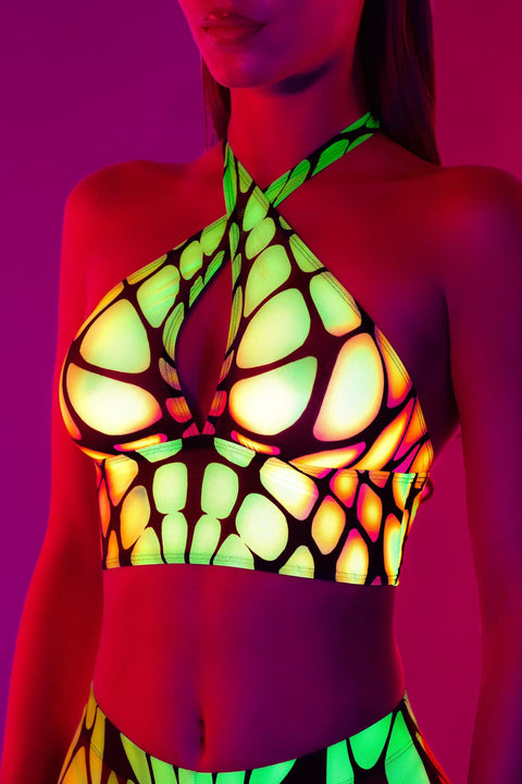 Sexy Neon Crop Tops for Women | BADINKA Sexy Neon Crop Tops for Women | BADINKA