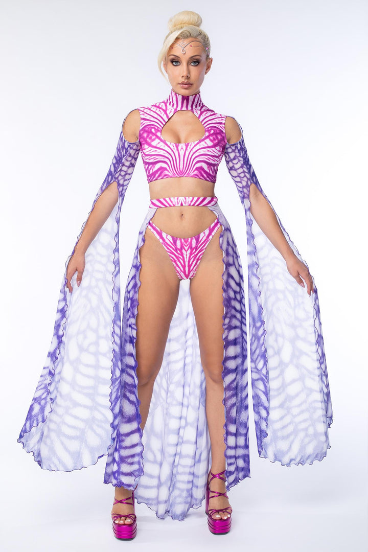 Powerhouse Open Front Skirt Set