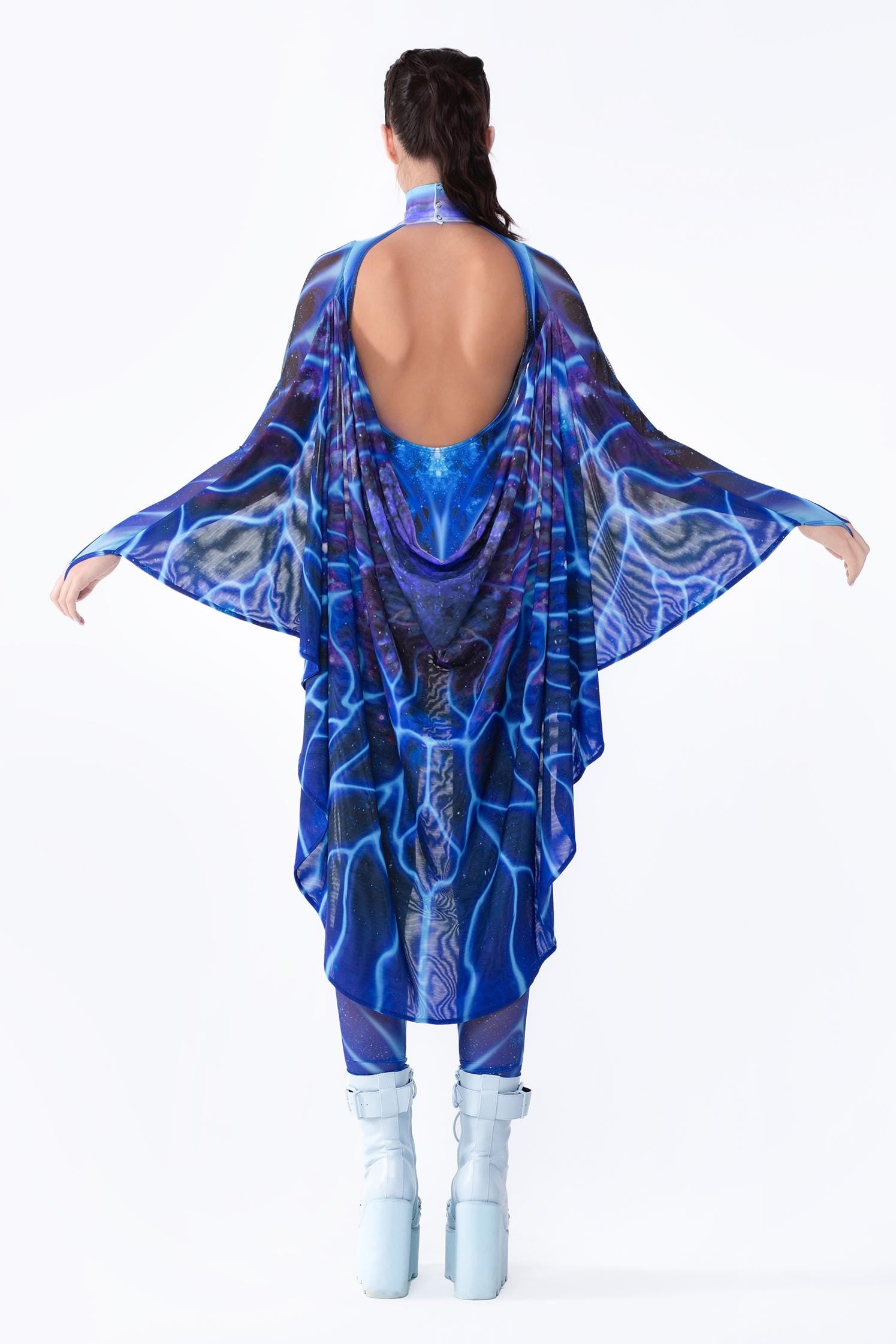 Galactic Stream Keyhole Winged Catsuit