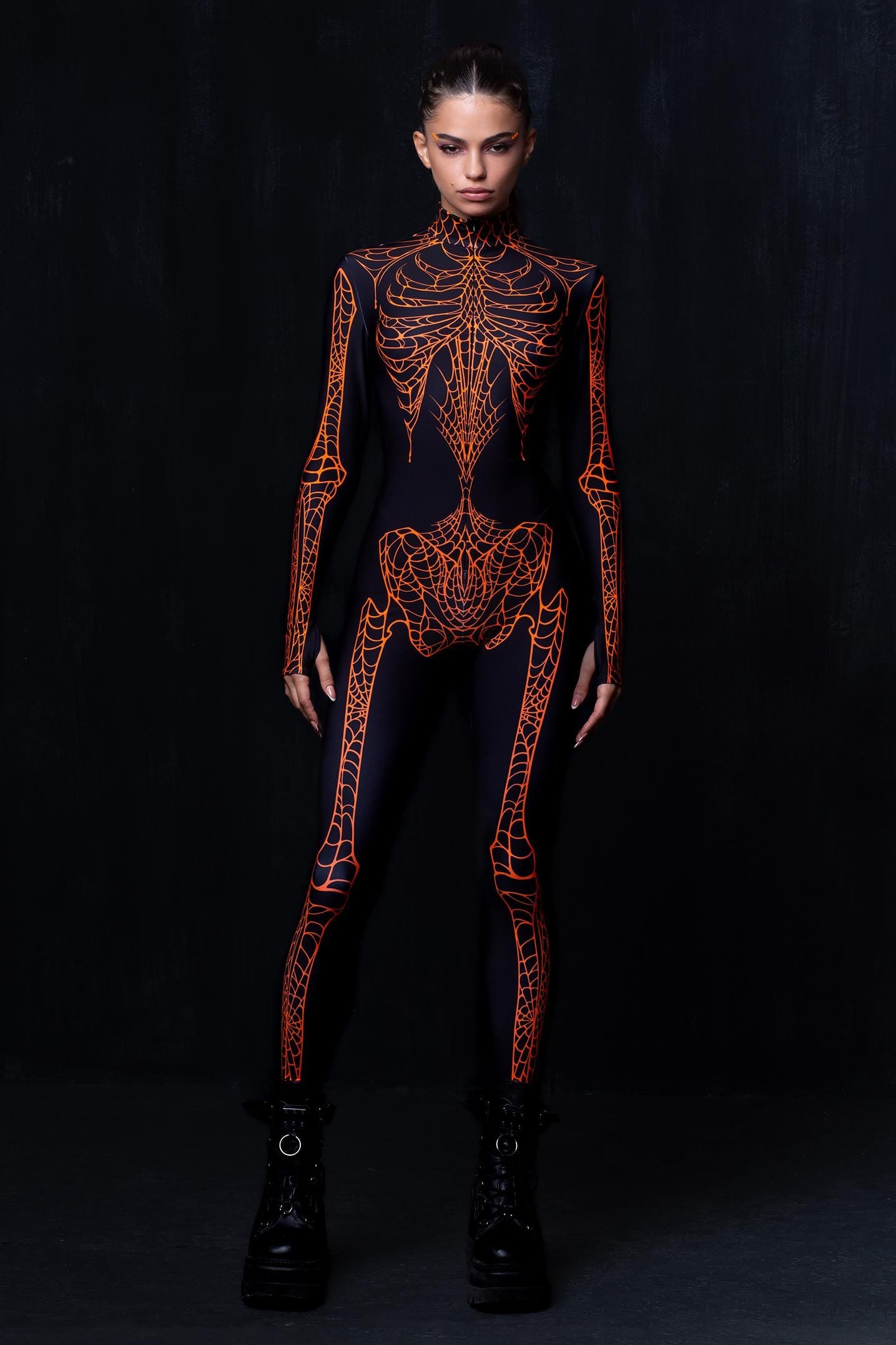 neon-uv, skeletons Night Weaver Costume