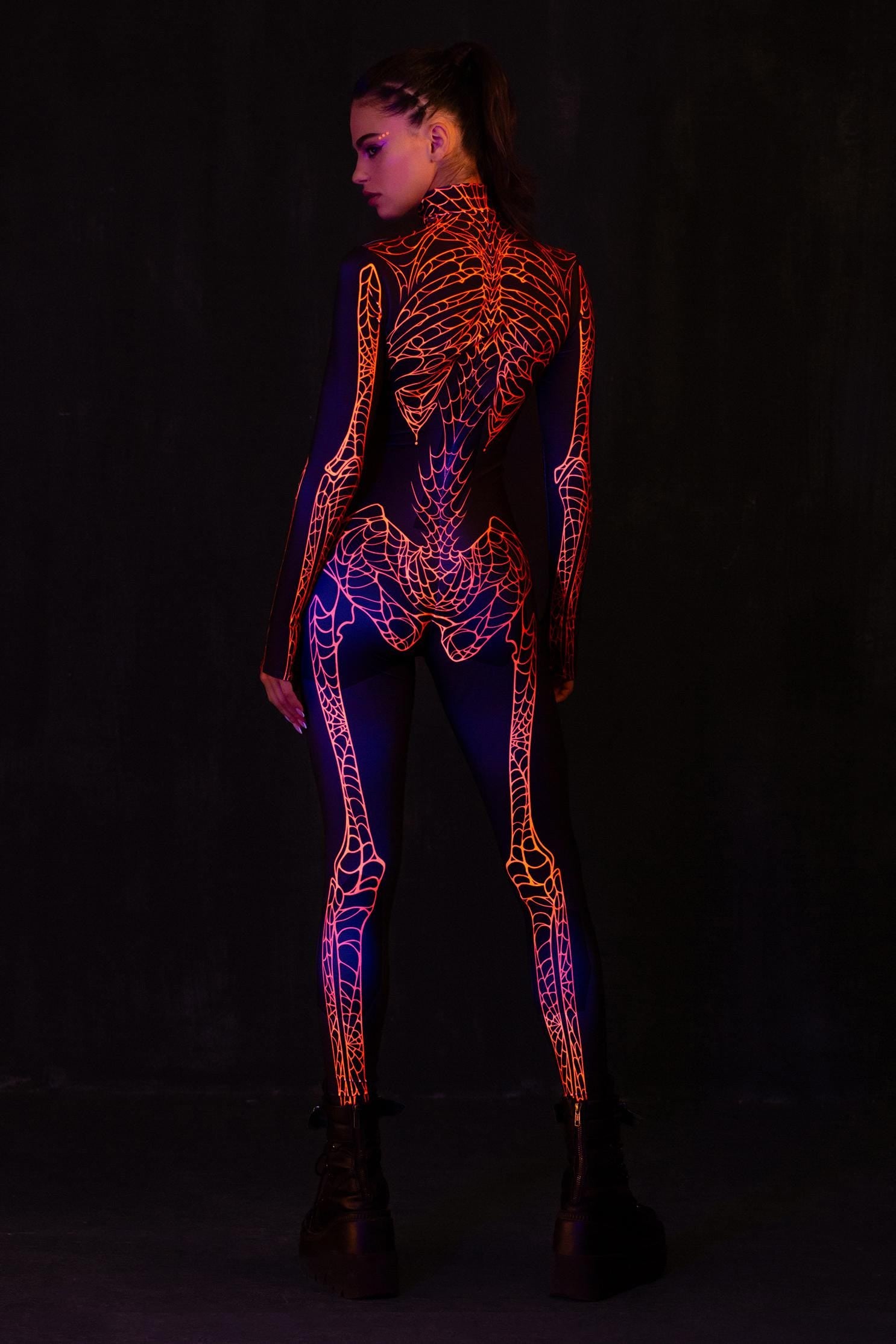 BADINKA Night Weaver Costume Neon-uvskeletons