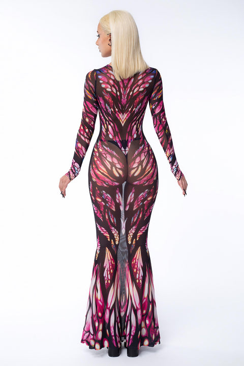 Mourning Monarch Mermaid Dress