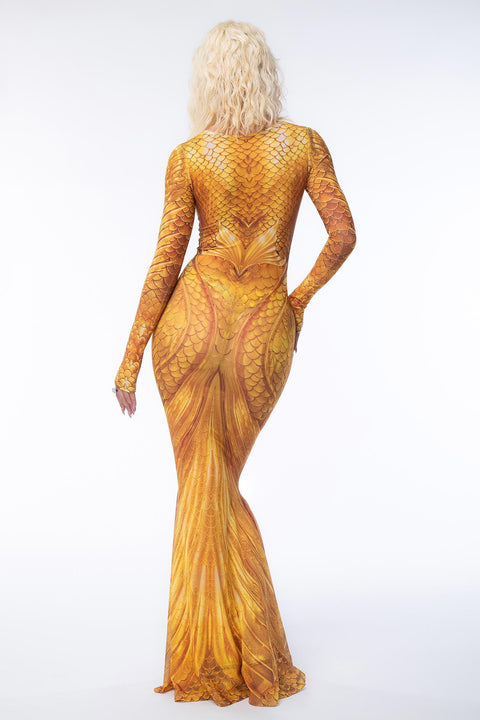 Gold Tide Meerjungfrau Kleid