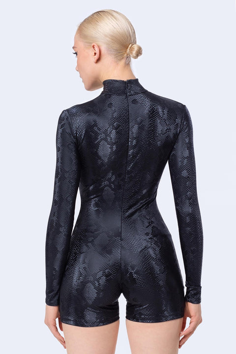Predator Skin Keyhole Bandeau Romper