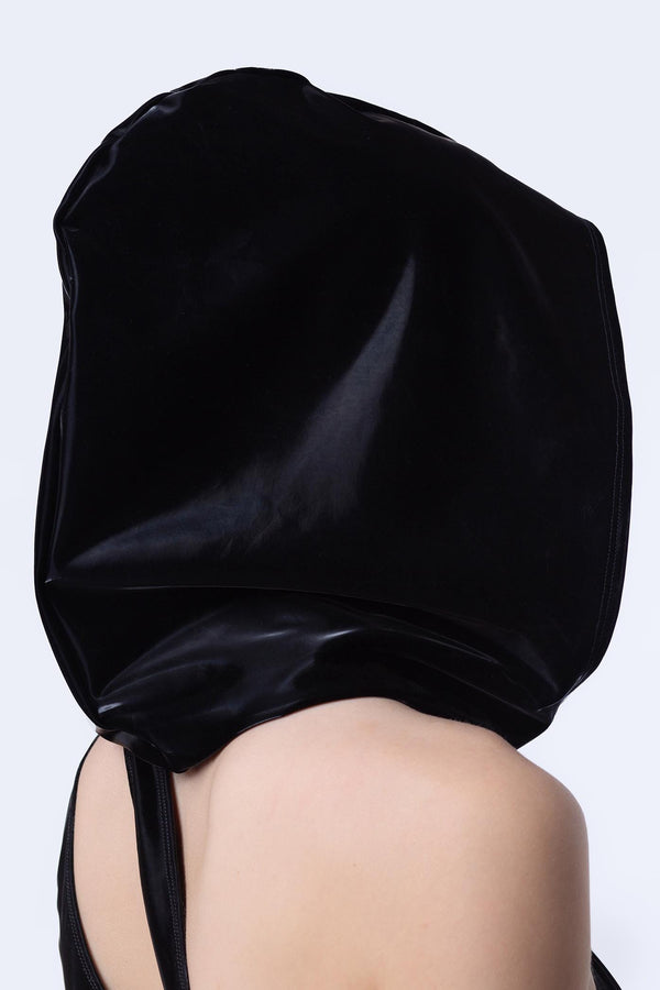 Starved For Glamour Embroidery Rave Hood with Mask