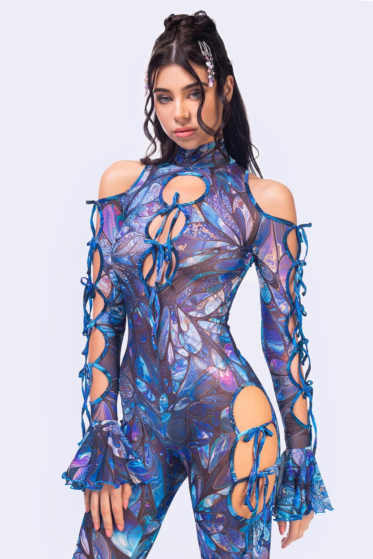 Nacre Ribbon Jumpsuit