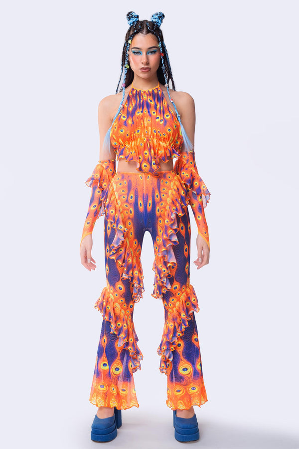 Third Eye Blind Halter Ruffled Set