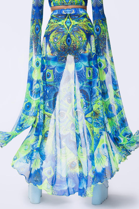 Archangel Dust Open-Front Skirt