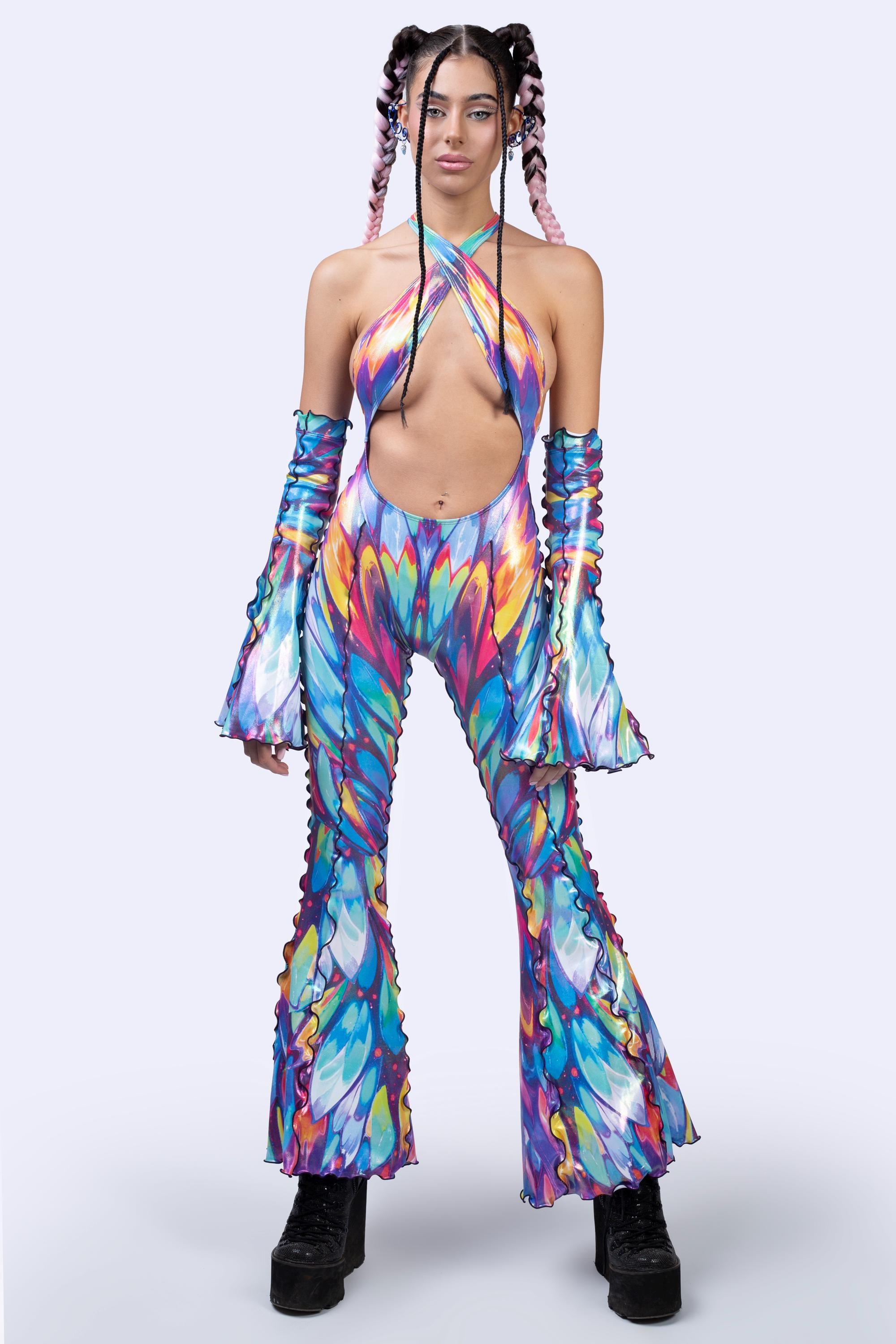 BADINKA Spin Theory Criss Cross Romper Fairy