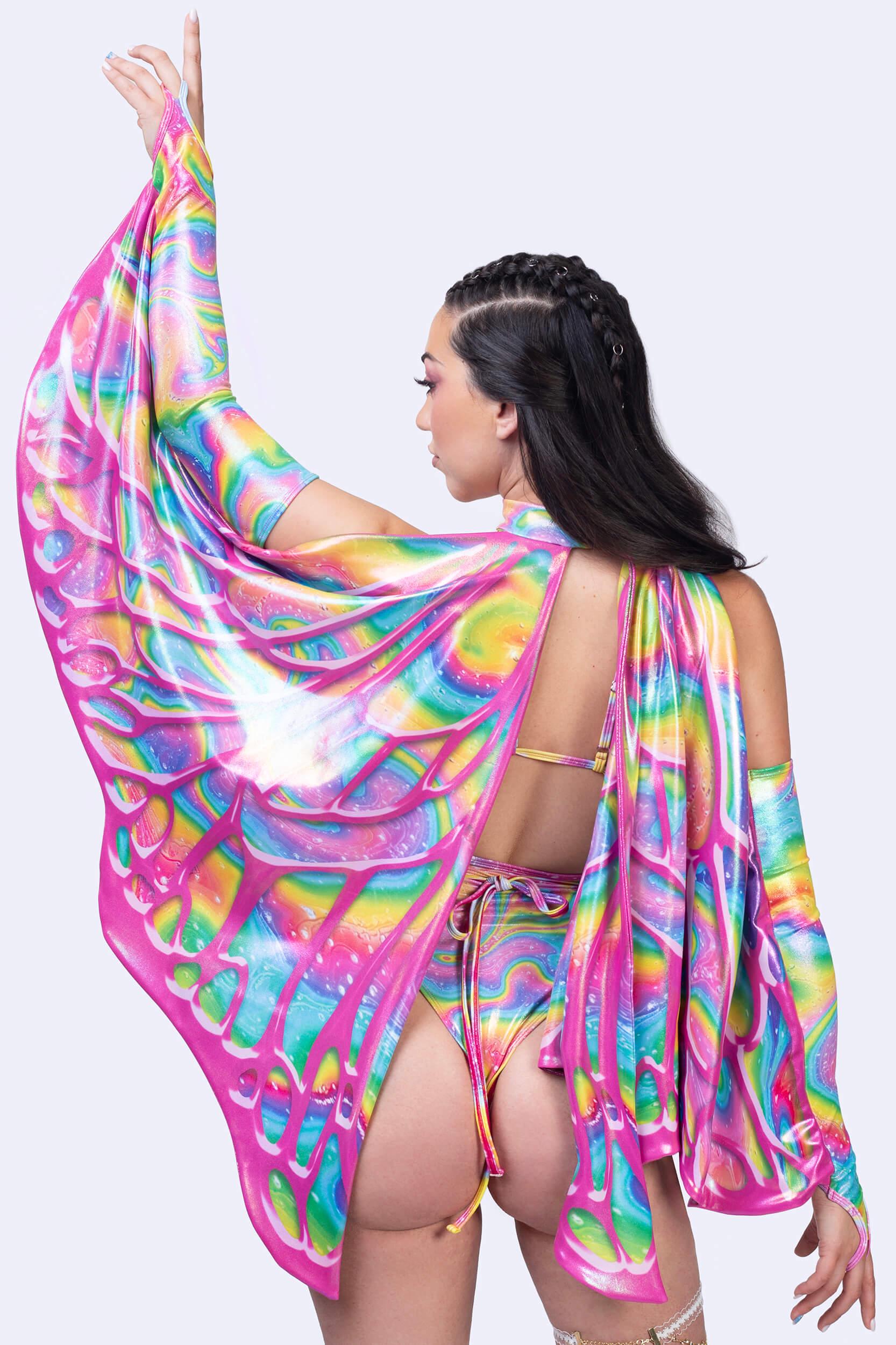 BADINKA Rainbow Fairytale Set Bare-back, halter-neck, keyhole