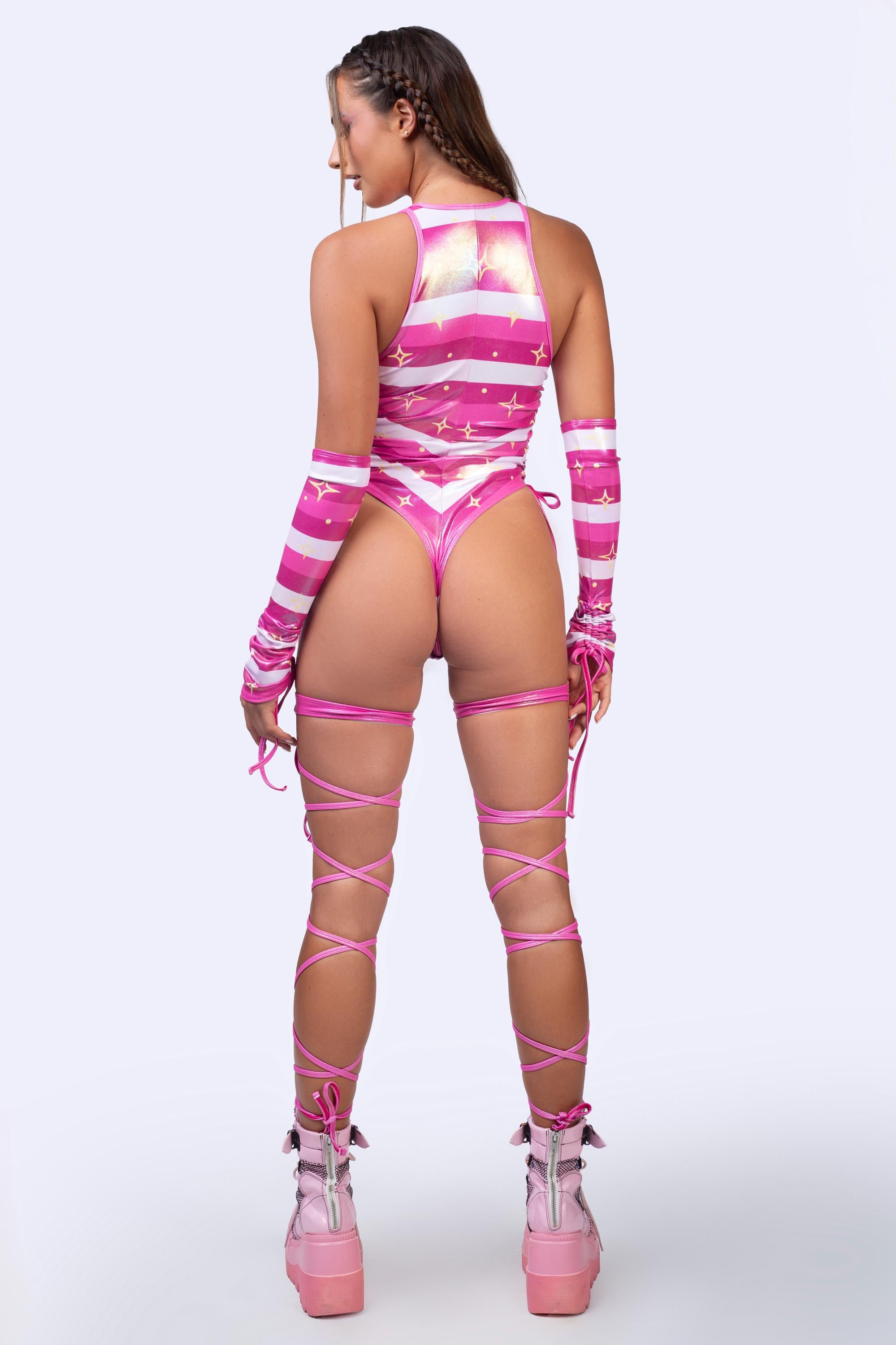 BADINKA Pretty Please Drawstring Bodysuit 8