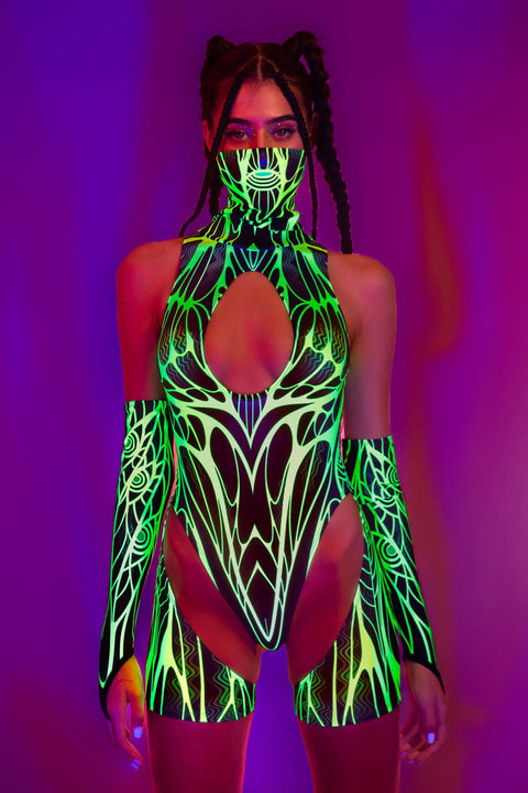 Glow Protocol Garter Bodysuit