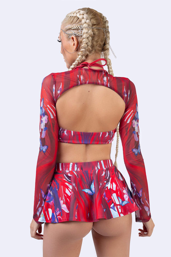 Cut the Cameras 2-Piece Halter Top