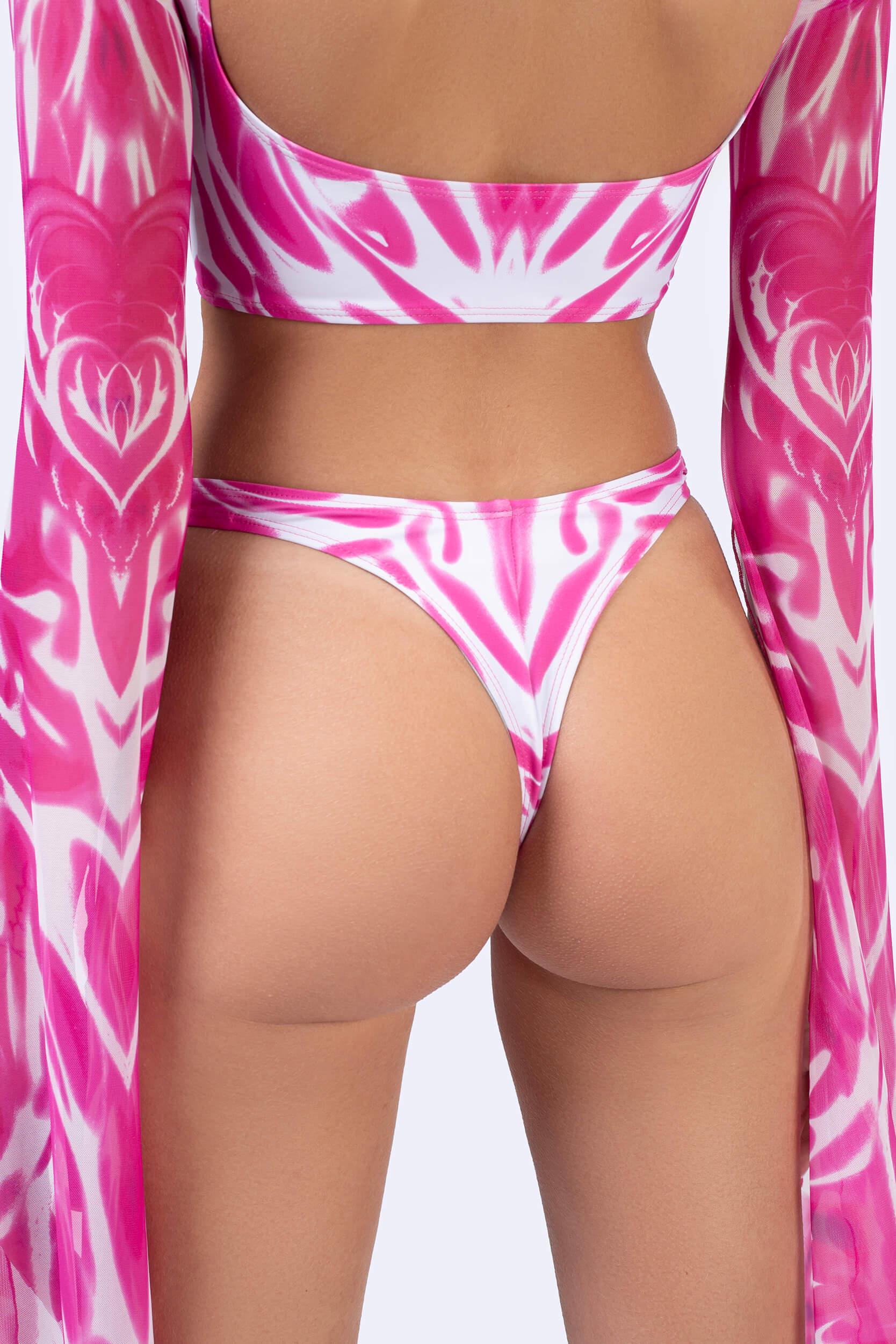 BADINKA Bubblegum Heat Bikini Bottoms Spandex