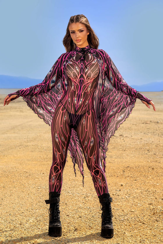 All Eyes On You Mesh Ninja Flowy Set