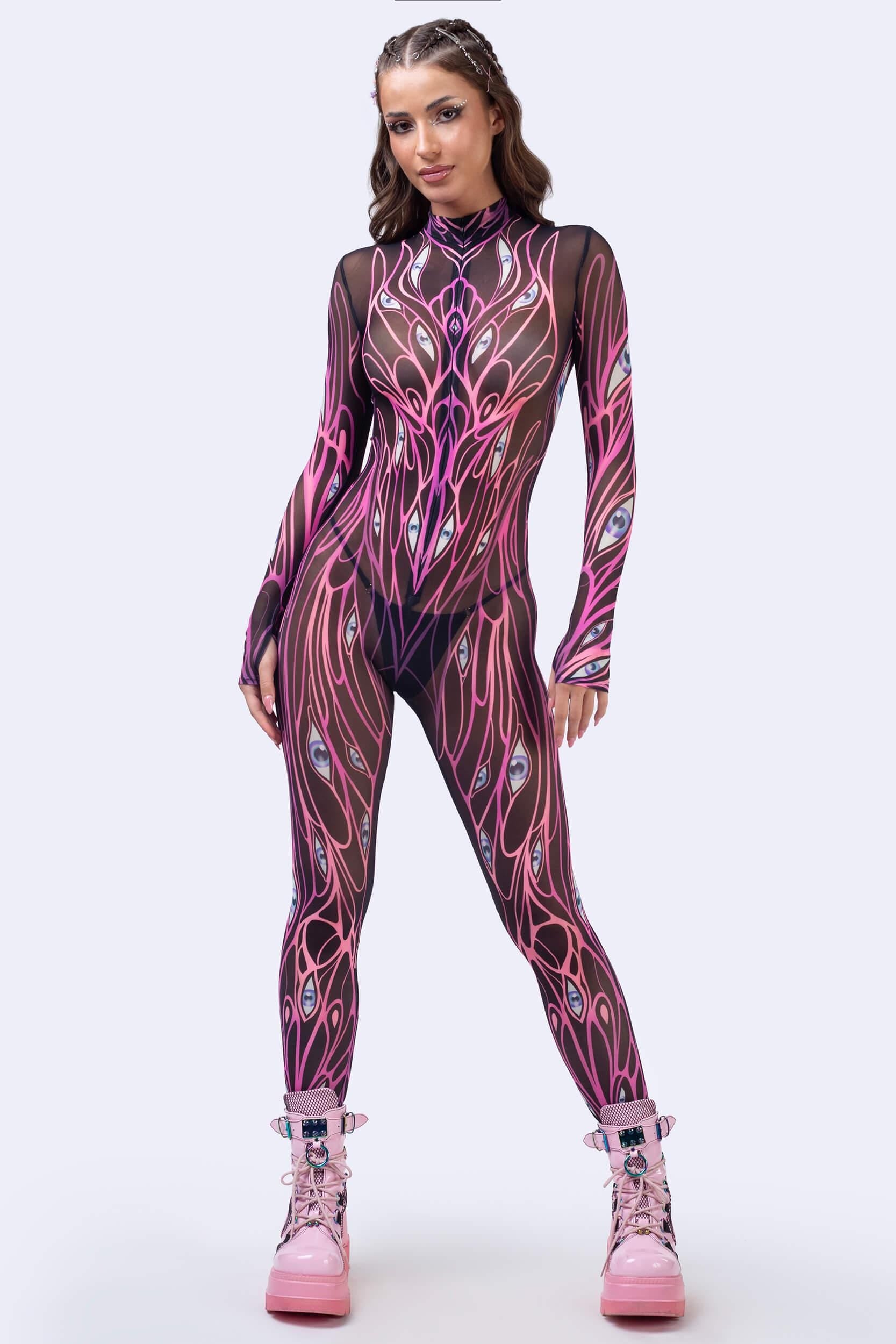 BADINKA All Eyes On You Flowy Wings Mesh