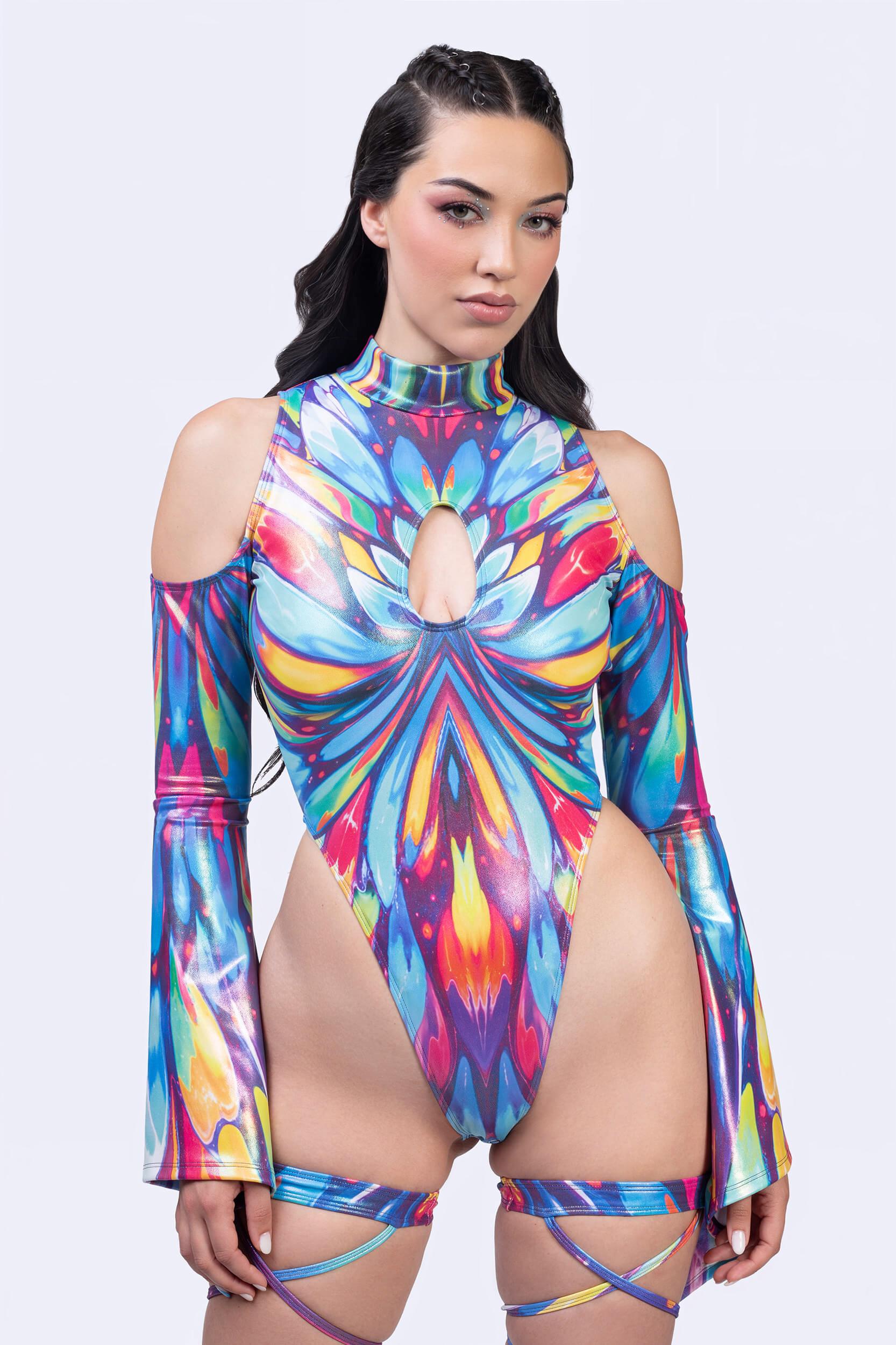 BADINKA Women Spotlight Discipline Flared Sleeve Bodysuit