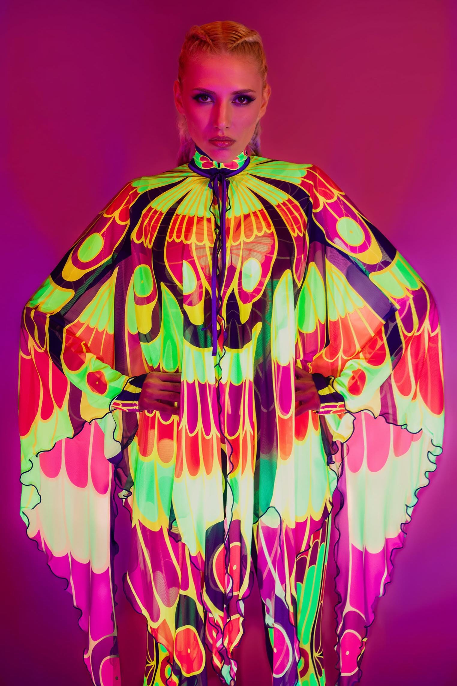 BADINKA Night Flight Flowy Wings Celestial, neon-uv