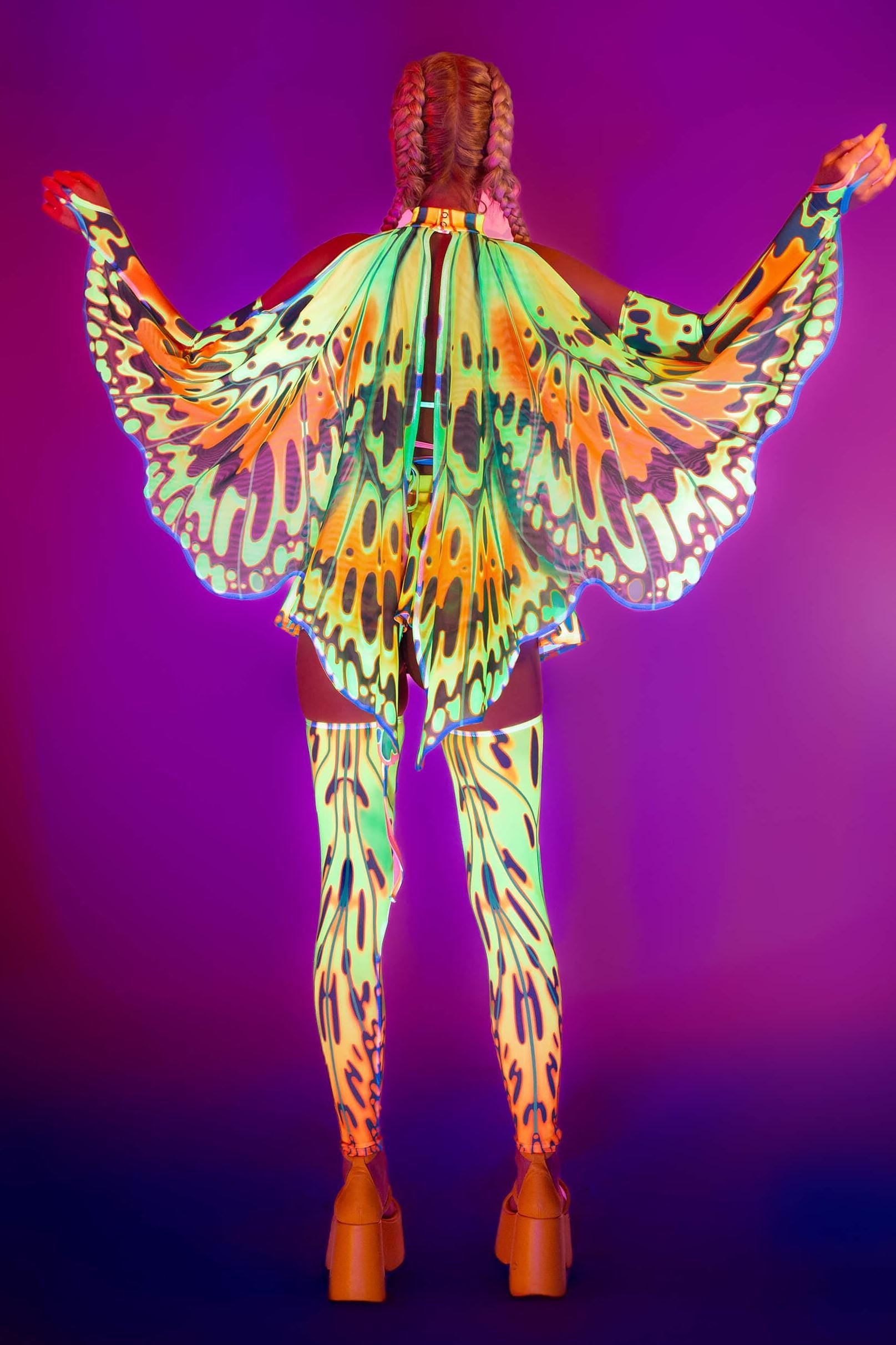 BADINKA Mango On Top Winged Set Fairy, neon-uv
