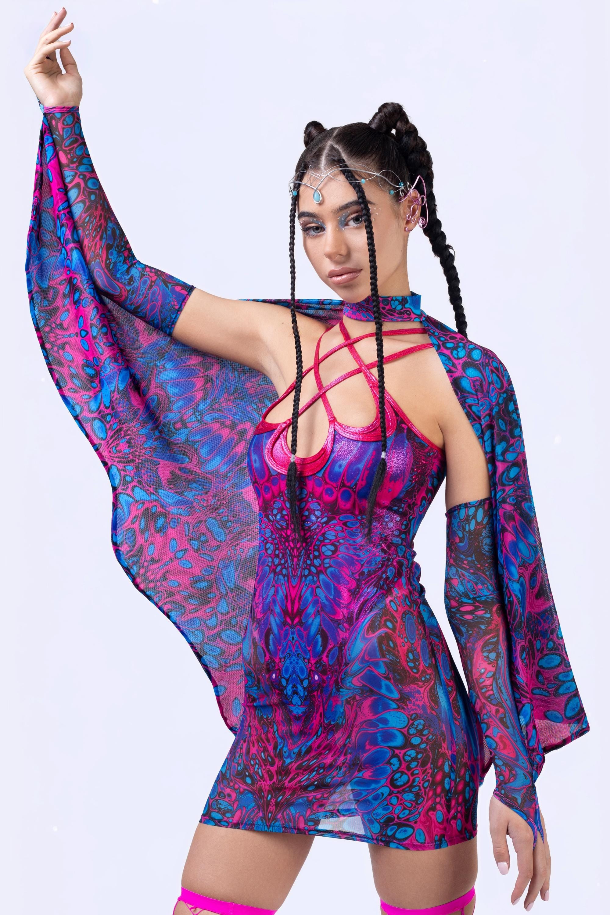 BADINKA Lunara Venin Winged Set Mesh