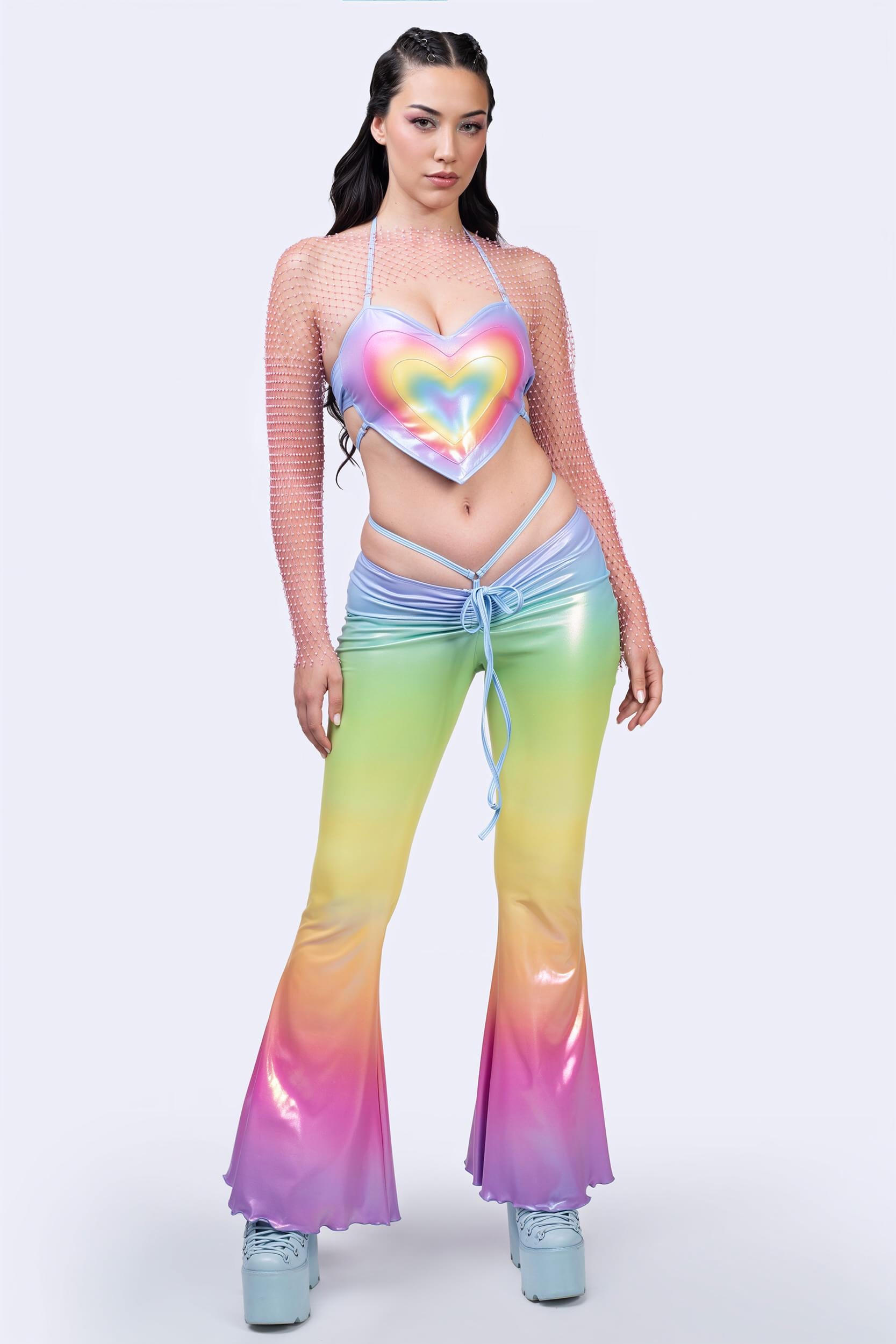 BADINKA Liquid Center Drawstring Pants Pride