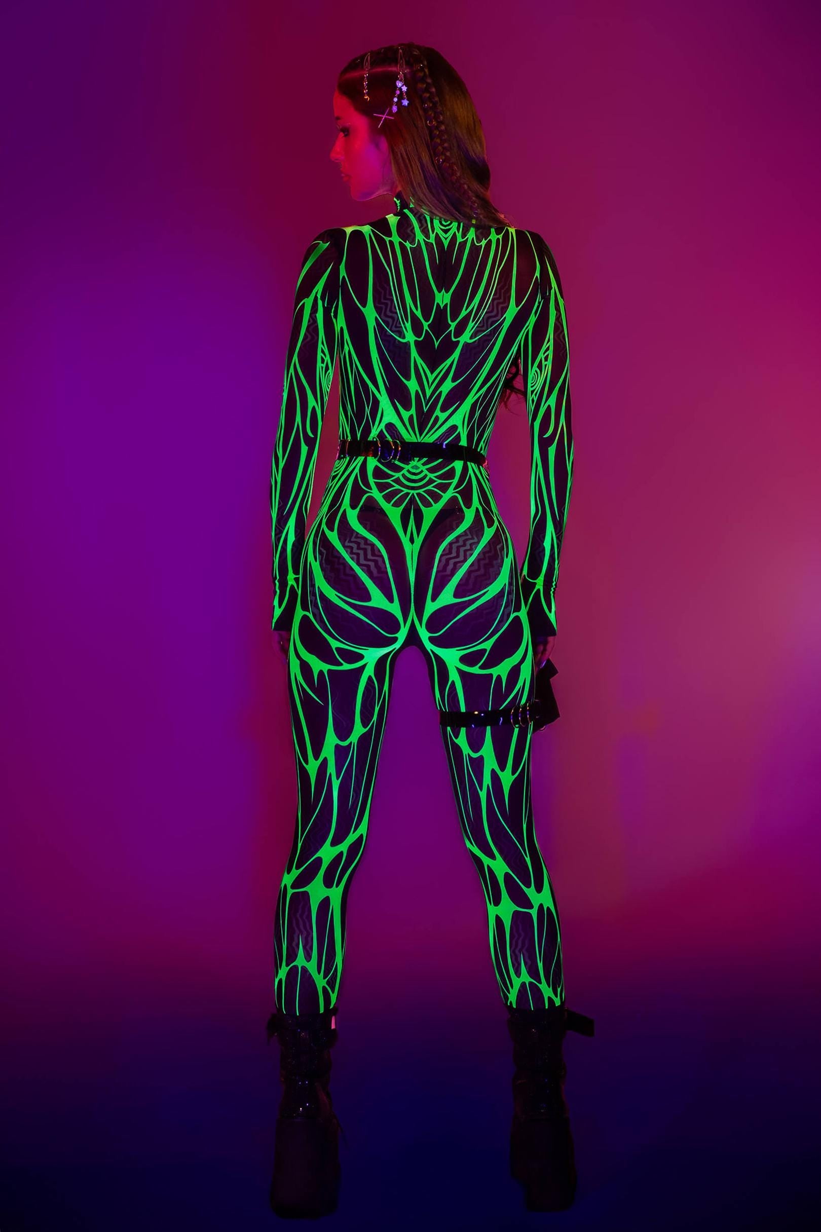 BADINKA Glow Protocol Mesh Costume Mesh