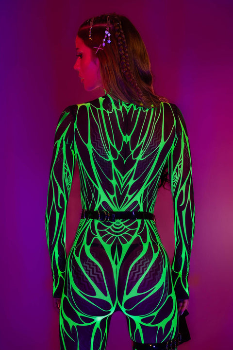 Glow Protocol Mesh Costume