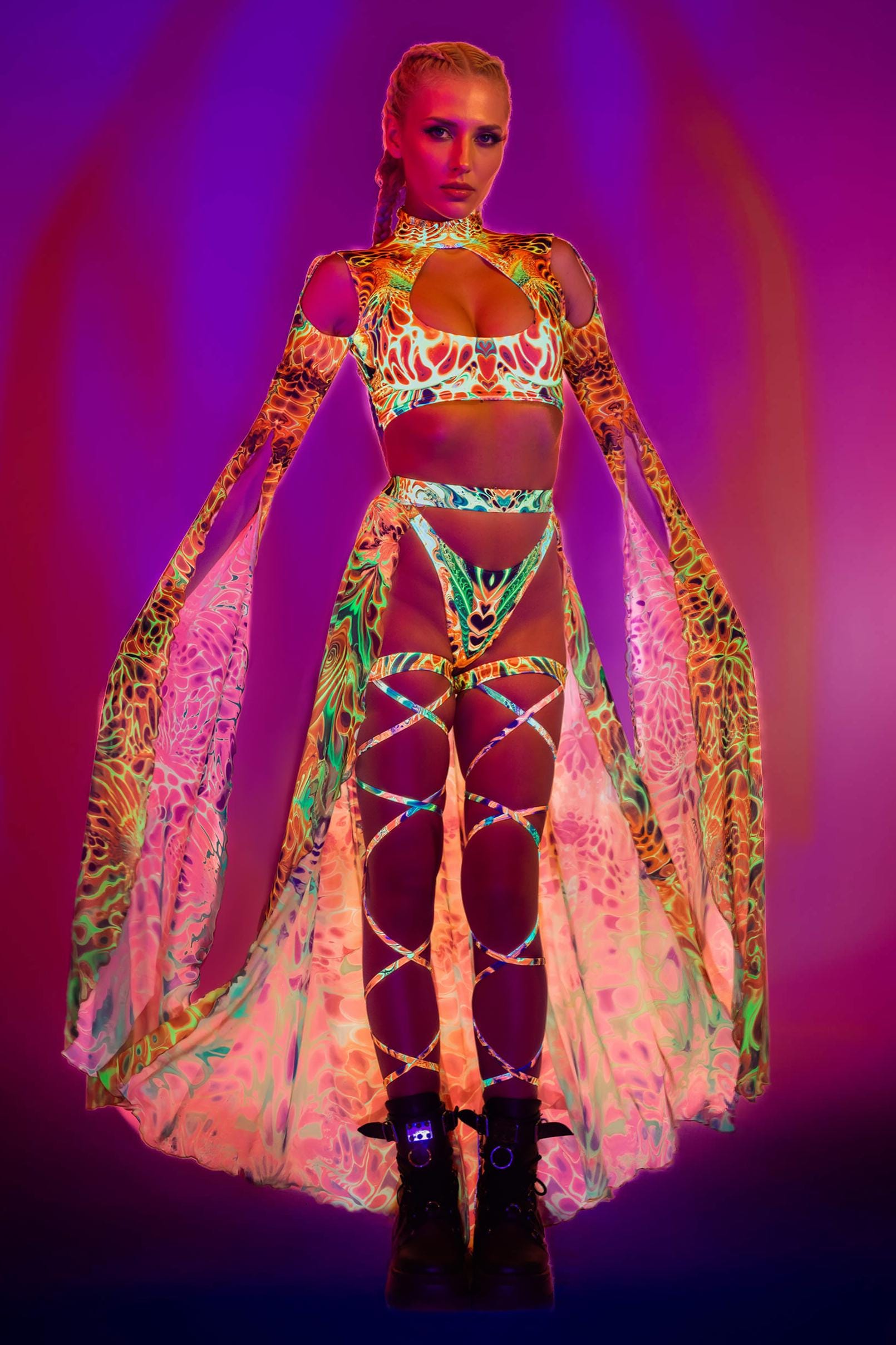 BADINKA Ember Storm Maxi Sleeve Set