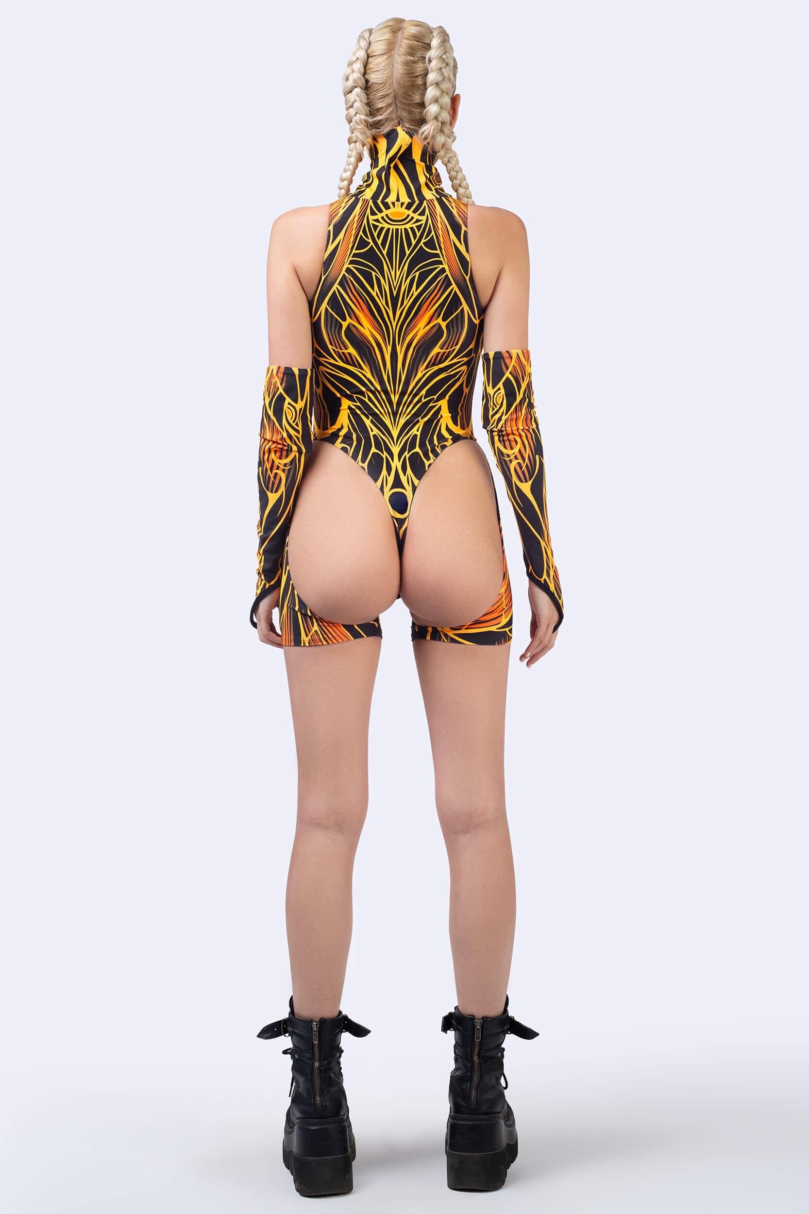 BADINKA Burn Notice Garter Bodysuit 8