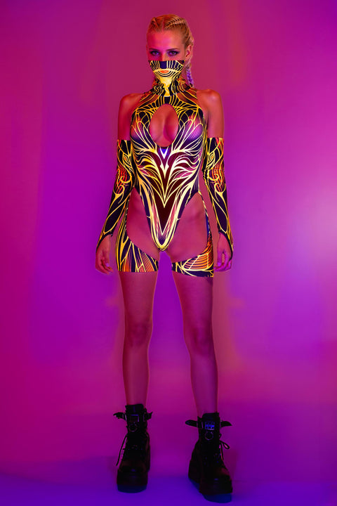 Burn Notice Garter Bodysuit