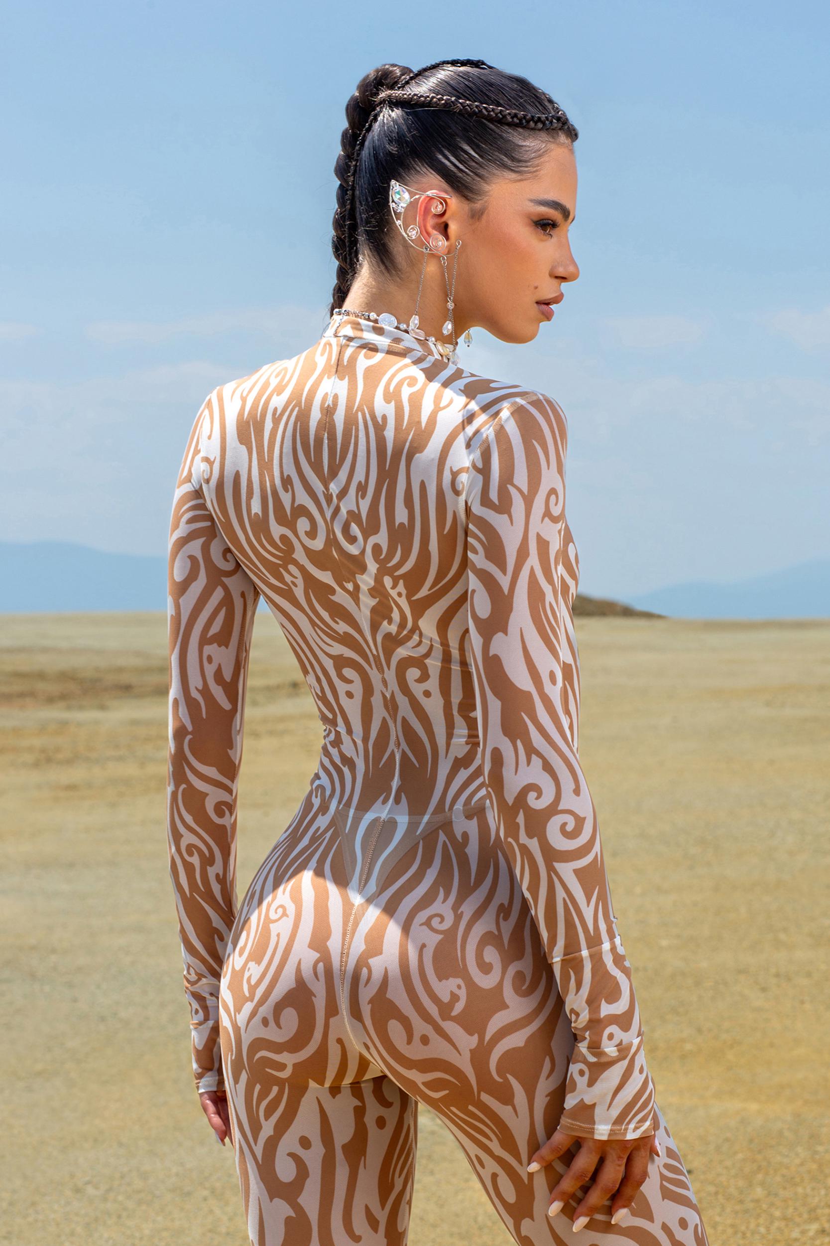 BADINKA Skyborn Mesh Costume White