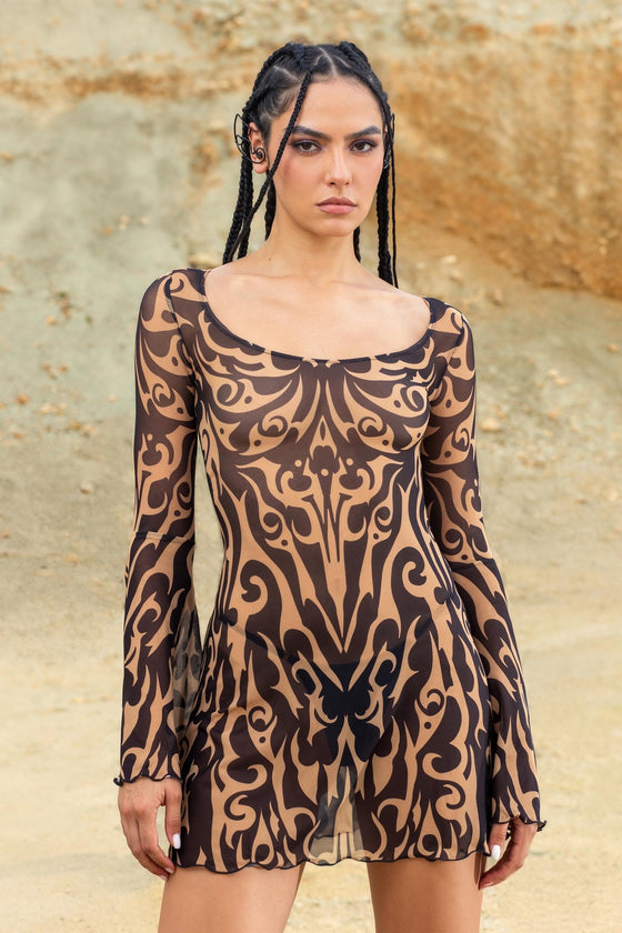 Ritual Mesh Mini Dress