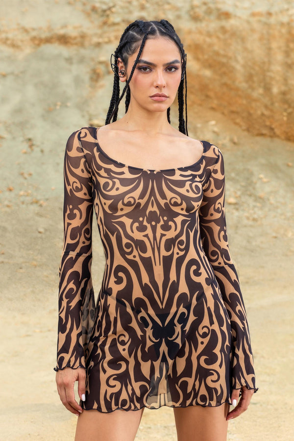 Ritual Mesh Mini Dress