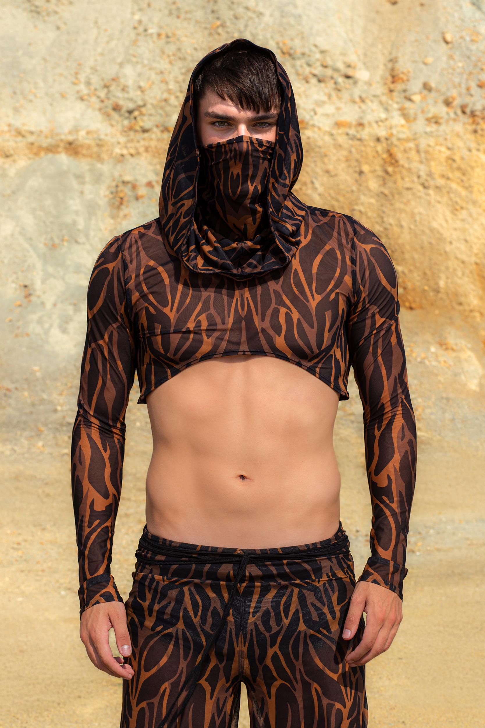 BADINKA Animalistic Male Hooded Top